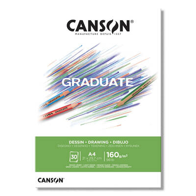 Canson Graduate Drawing Çizim Defteri 160g 30 Yaprak A4