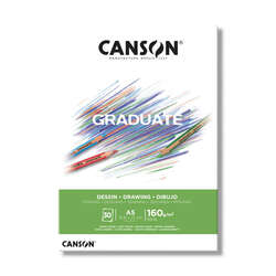 Canson - Canson Graduate Drawing Çizim Defteri 160g 30 Yaprak A5