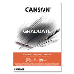 Canson - Canson Graduate Sketching Çizim Defteri 96g 40 Yaprak A3