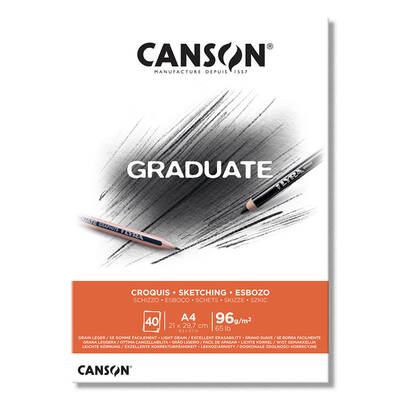 Canson Graduate Sketching Çizim Defteri 96g 40 Yaprak A4