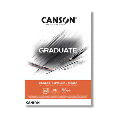 Canson Graduate Sketching Çizim Defteri 96g 40 Yaprak A5