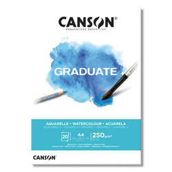 Canson - Canson Graduate Watercolour Sulu Boya Blok 250g 20 Yaprak A4