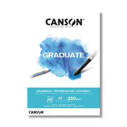Canson - Canson Graduate Watercolour Sulu Boya Blok 250g 20 Yaprak A5