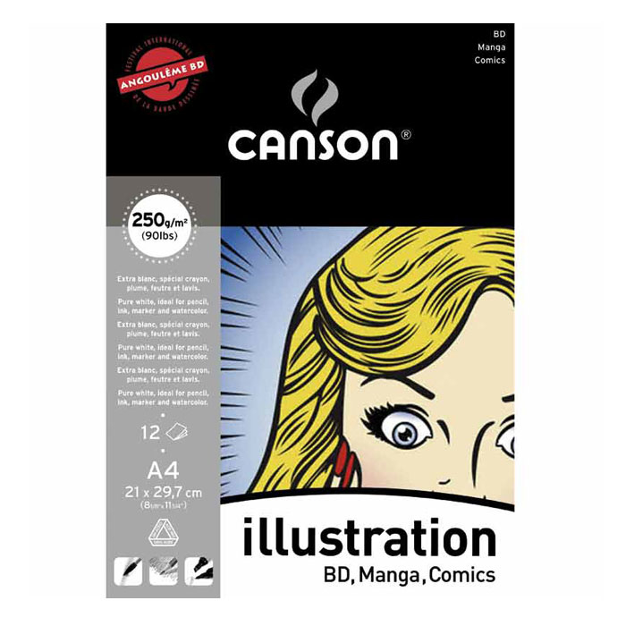 Canson İllustration Çizim Bloğu A3 12 Yaprak 250 G