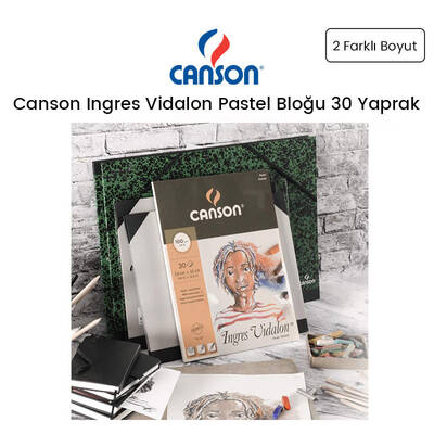 Canson Ingres Vidalon Pastel Bloğu 30 Yaprak