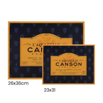 Canson LAquarelle Heritage Sulu Boya Blok 300g 12 Yaprak Cold Pressed