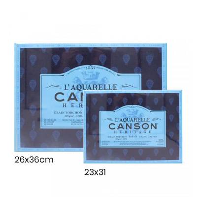 Canson LAquarelle Heritage Sulu Boya Blok 300g 12 Yaprak Rough Grain