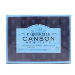 Canson - Canson LAquarelle Heritage Sulu Boya Blok 300g 12 Yp Rough 23x31