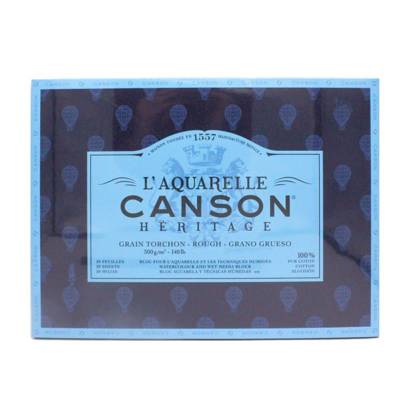 Canson LAquarelle Heritage Sulu Boya Blok 300g 12 Yp Rough 23x31