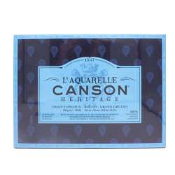 Canson - Canson LAquarelle Heritage Sulu Boya Blok 300g 12 Yp Rough 26x36