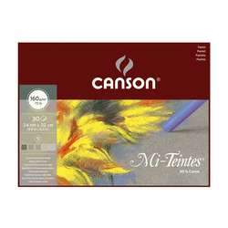 Canson - Canson Mi-Teintes Pastel Defteri Gri Tonlar 30 Yaprak 24x32 160g