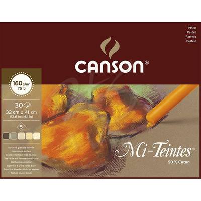 Canson Mi-Teintes Pastel Defteri Kahve Tonlar 30 Yaprak 32x41cm 160g