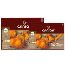 Canson - Canson Mi-Teintes Pastel Defteri Kahve Tonlar 30 Yaprak 160g