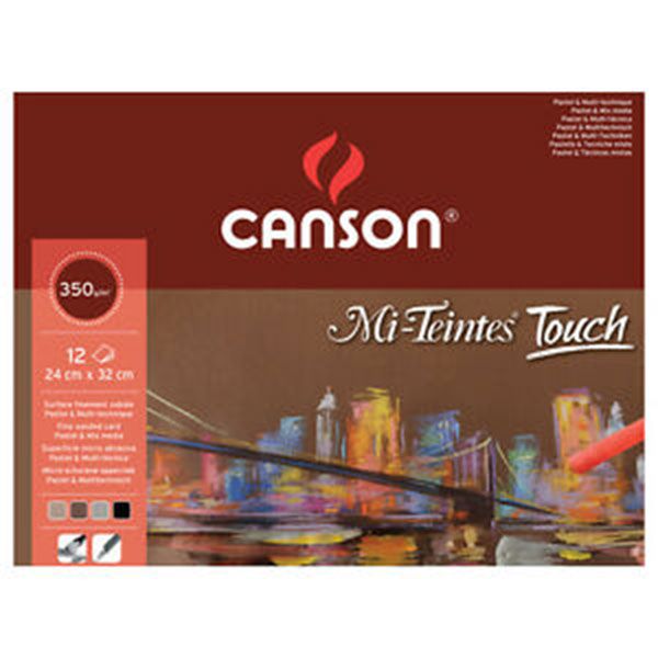 Canson Mi-teintes Touch Pastel Defteri 12 Yaprak 350g 24x32