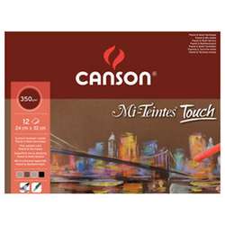 Canson - Canson Mi-Teintes Touch Pastel Defteri 12 Yaprak 350g 24x32