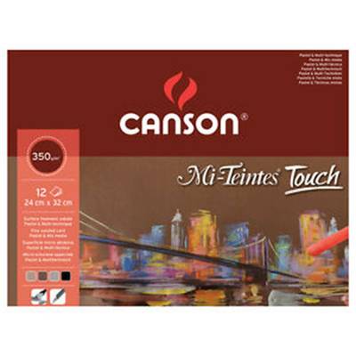 Canson Mi-Teintes Touch Pastel Defteri 12 Yaprak 350g 24x32