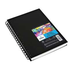 Canson - Canson Mix Media Art Book Spiralli 224g 40 yaprak 17,7x25,4 (1)