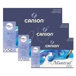 Canson - Canson Montval Sulu Boya Blok 300g 12 Yaprak