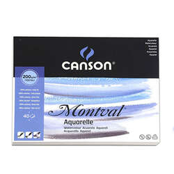 Canson - Canson Montval Watercolour Sulu Boya Blok 200g 40 Yaprak 24x32cm