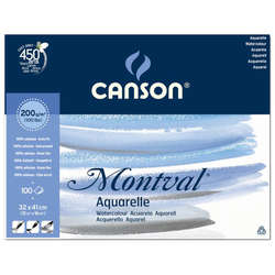 Canson - Canson Montval Watercolour Sulu Boya Blok 200g 100 Yaprak 32x41cm