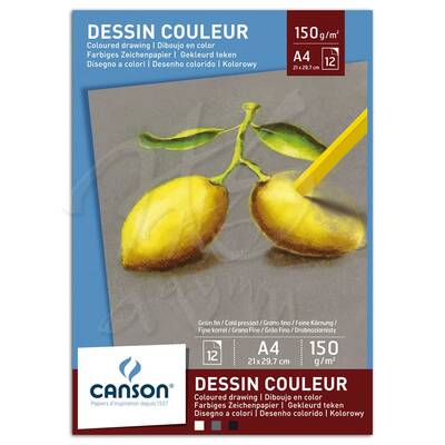 Canson Pastel Paper Pad Pastel Kağıdı Defteri 150g 12 Yaprak A4