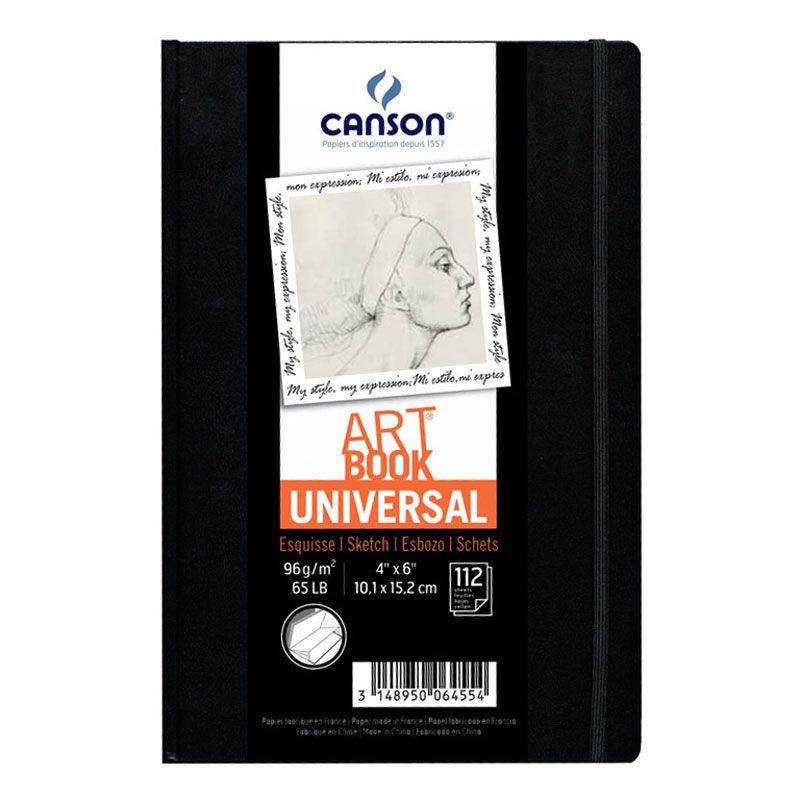 Canson Universal Art Book Çizim Defteri 96g 112 Yaprak 10,2x15,2cm