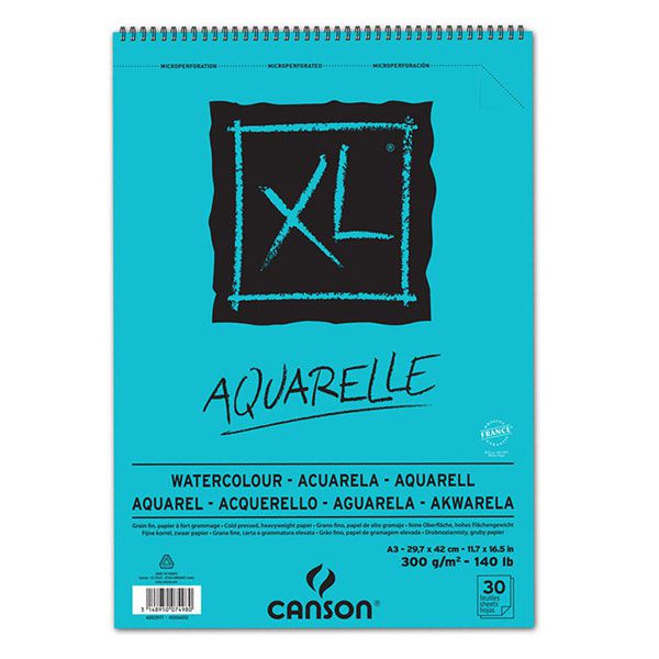 Canson Xl Aquarelle Sulu Boya Blok 300g A3 30 Yaprak