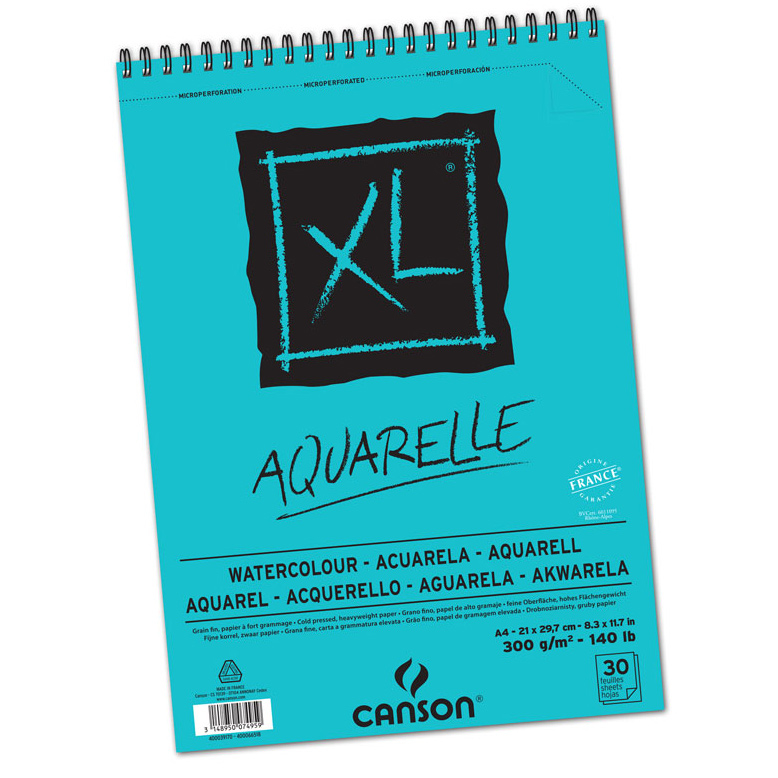 Canson Xl Aquarelle Sulu Boya Blok 300g A4 30 Yaprak