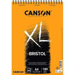 Canson - Canson XL Bristol Spiralli Çizim Defteri 180g 50 Yaprak A4