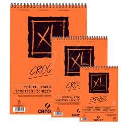 Canson - Canson XL Croquis Eskiz Defteri 90g 50 Yaprak Üstten Spiralli