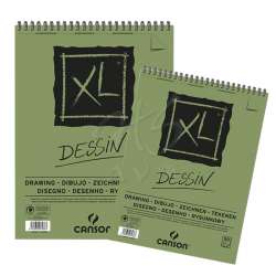 Canson - Canson XL Drawing Dessin Spiralli Light Grain 160g 50 Yaprak