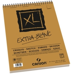 Canson - Canson XL Extra White Eskiz Defteri 90g A4 120 Yaprak