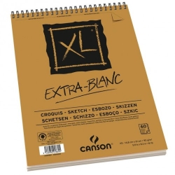 Canson - Canson XL Extra White Eskiz Defteri 90g A5 60 Yaprak