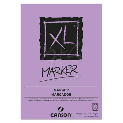 Canson XL Marker Çizim Defteri 70g 100 Yaprak A3