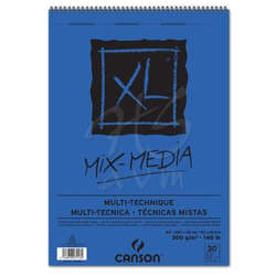 Canson - Canson XL Mix Media Çok Amaçlı Spiralli Çizim Defteri 300 g A3