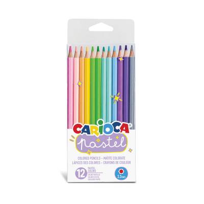 Carioca Kuru Boya Kalemi 3.3mm Pastel Renkler 12li 43034