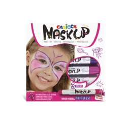 Carioca - Carioca Mask Up Yüz Boyası Seti Prenses Set 6g 3lü 43049