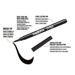 Carioca Süper Brush Fırça Uçlu Keçeli Kalem Seti 20 Renk 42968 - 3