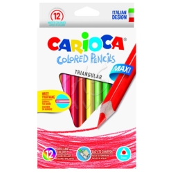 Carioca - Carioca Triangular Maxi 12li Kuru Boya Seti 42393