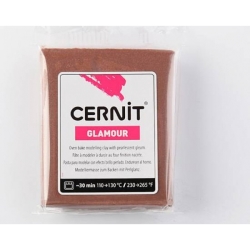 Cernit - Cernit Glamour (Metalik) Polimer Kil 56g 058 Bronze