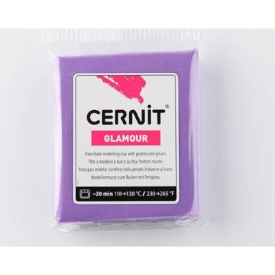 Cernit Glamour (Metalik) Polimer Kil 56g 900 Violet