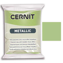 Cernit - Cernit Metallic Polimer Kil 56g 051 Green Gold