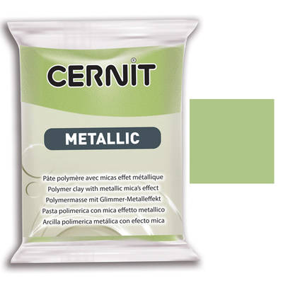 Cernit Metallic Polimer Kil 56g 051 Green Gold