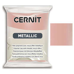 Cernit - Cernit Metallic Polimer Kil 56g 052 Pink Gold