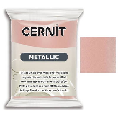 Cernit Metallic Polimer Kil 56g 052 Pink Gold