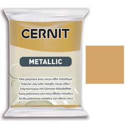 Cernit - Cernit Metallic Polimer Kil 56g 053 Rich Gold