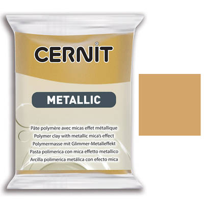 Cernit Metallic Polimer Kil 56g 053 Rich Gold
