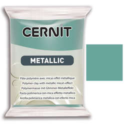 Cernit - Cernit Metallic Polimer Kil 56g 054 Turquoise Gold
