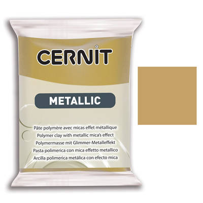 Cernit Metallic Polimer Kil 56g 055 Antique Gold