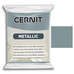 Cernit - Cernit Metallic Polimer Kil 56g 167 Steel